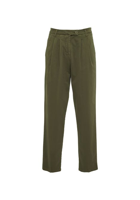 Pantaloni Dritti Con Pince In Tessuto Fluido Manila Grace | P062CUMA339